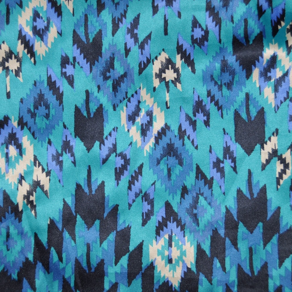 GIANNI BINI Aztec Print Strapless Cocktail Dress - Picture 2 of 7